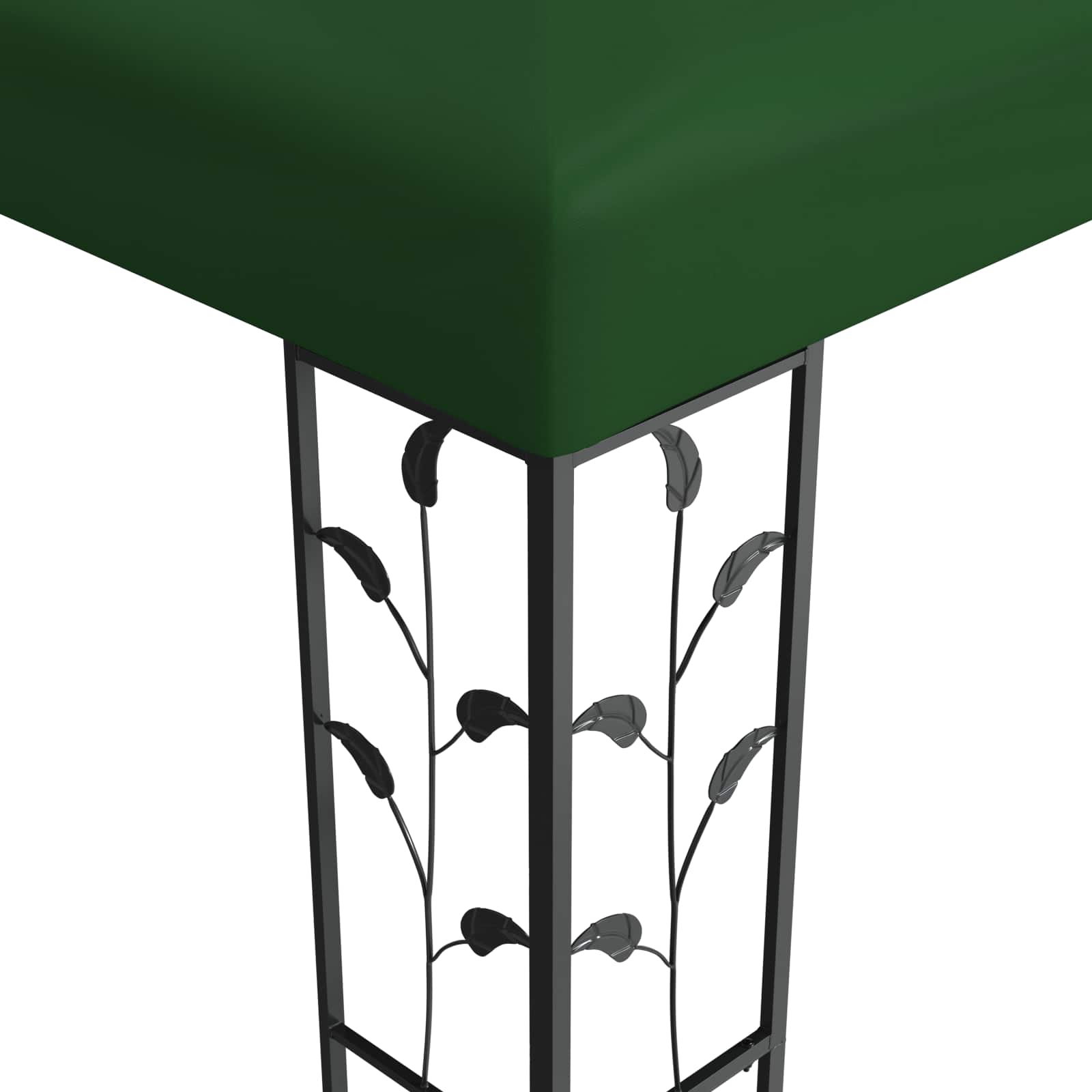 Gazebo 3,97 x 2,96 x 2,68 m Verde Poliestere e Acciaio | homemem39