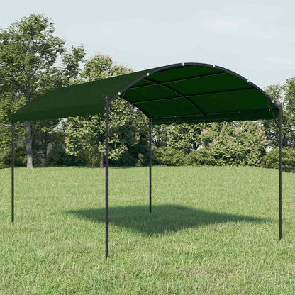 Gazebo 4 x 3 x 2,6 m Verde Poliestere e Acciaio | homemem39
