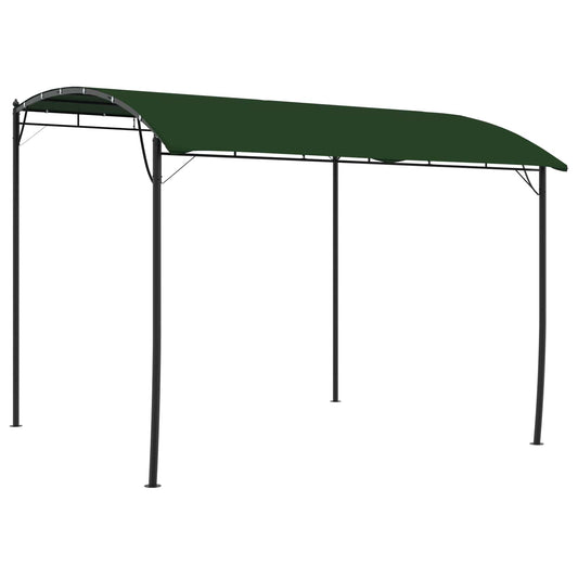 Gazebo 3 x 3 x 2,55 m Verde Tessuto e Alluminio 180 | homemem39