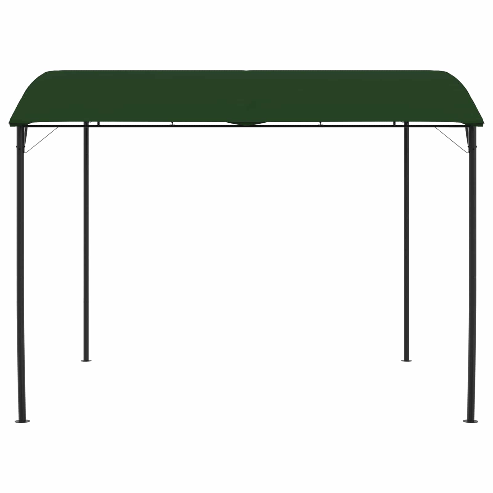 Gazebo 3 x 3 x 2,55 m Verde Tessuto e Alluminio 180 | homemem39
