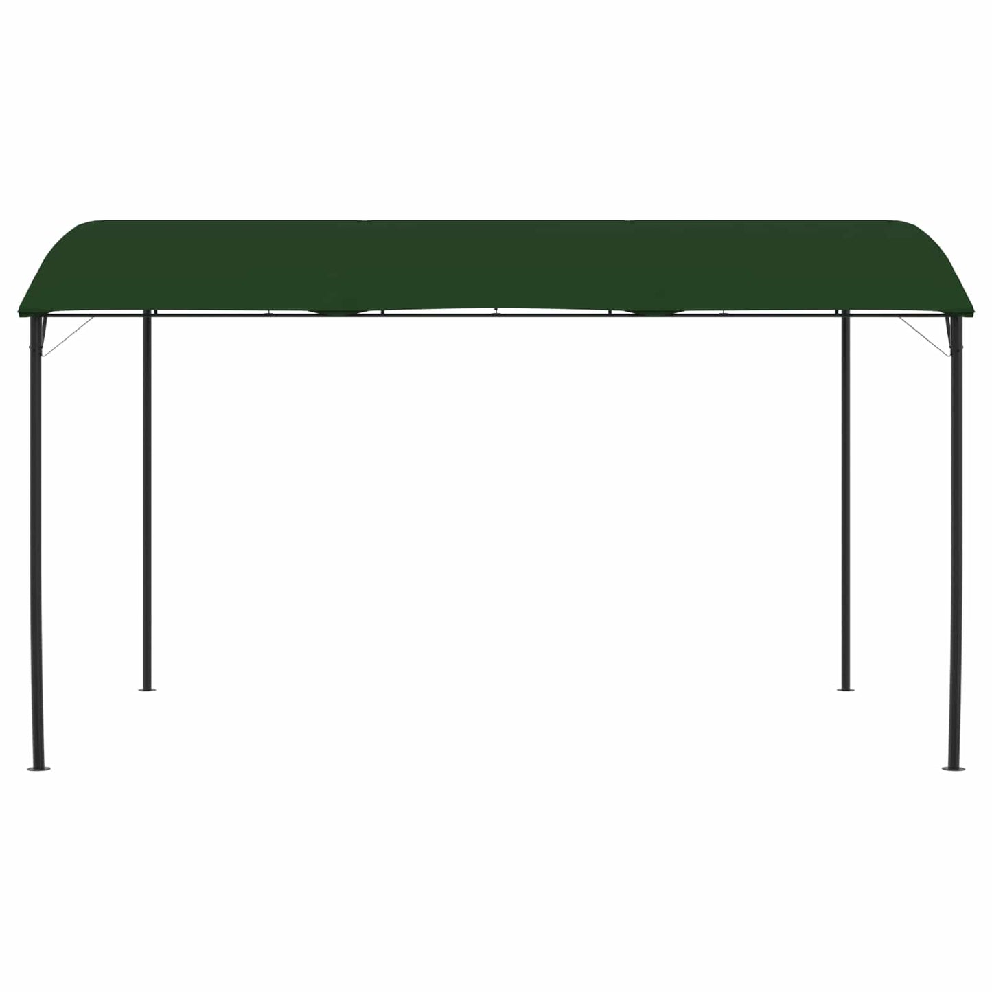 Gazebo 4 x 3 x 2,55 m Verde Tessuto e Alluminio 180 | homemem39