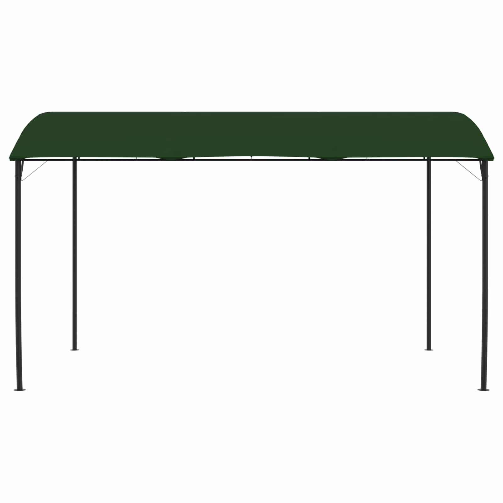 Gazebo 4 x 3 x 2,55 m Verde Tessuto e Alluminio 180 | homemem39