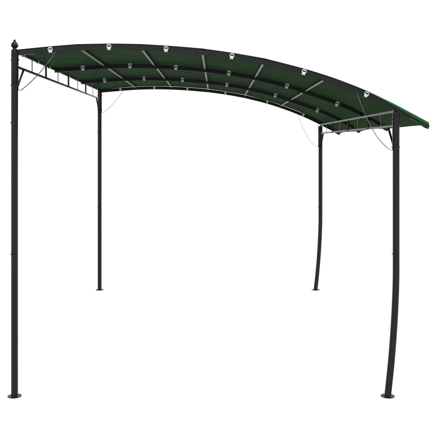 Gazebo 4 x 3 x 2,55 m Verde