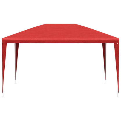 Tenda Party 400 x 300 x 255 cm Rosso PE e Acciaio