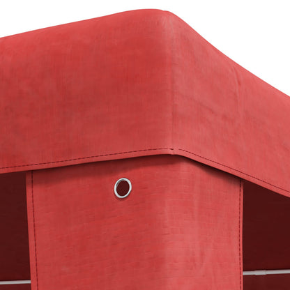 Tenda Party Rosso 600 x 300 x 255 cm PE e Acciaio | homemem39