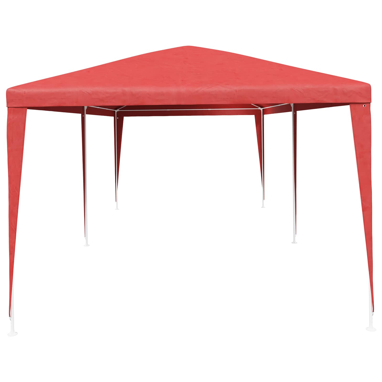 Tenda Party Rosso 600 x 300 x 255 cm PE e Acciaio | homemem39