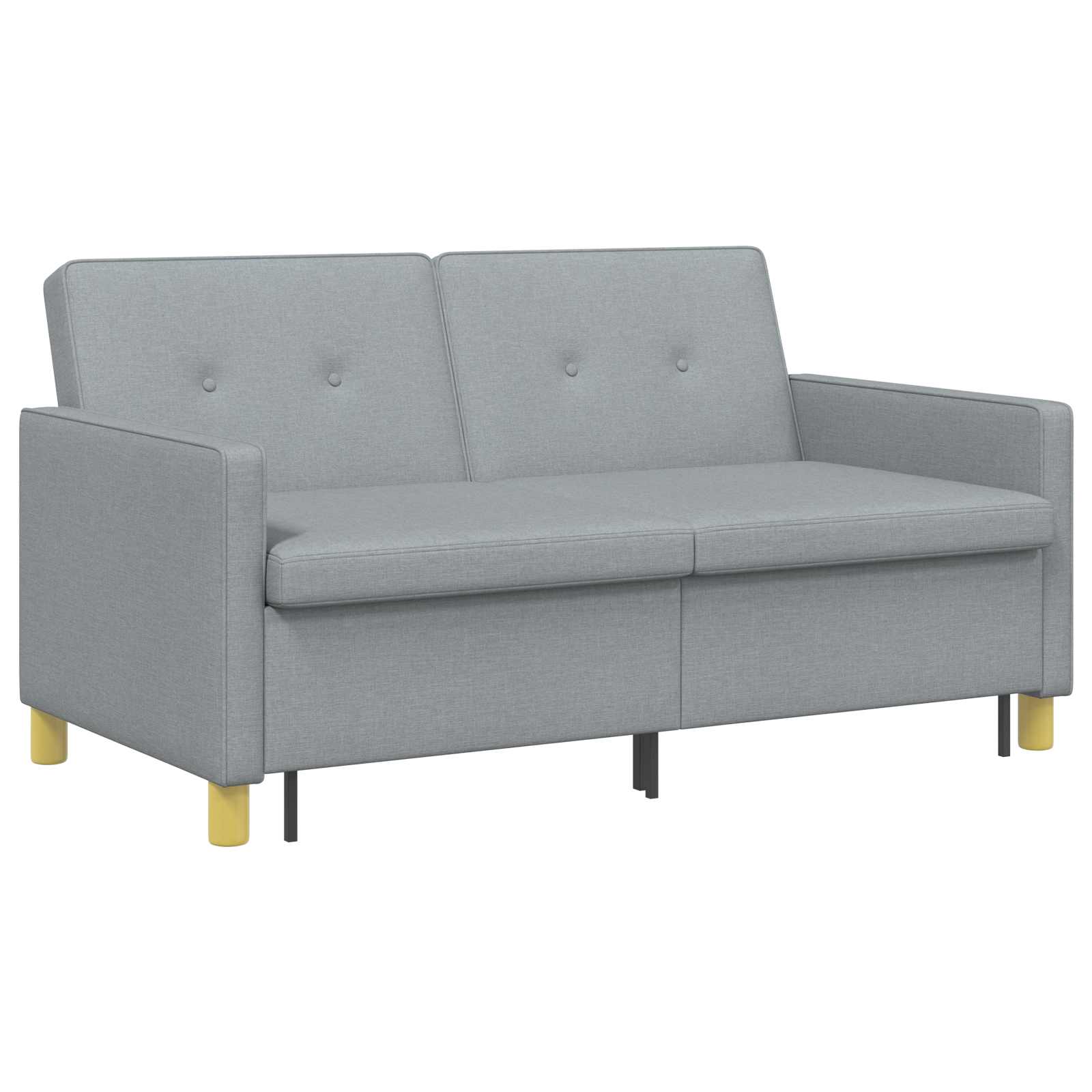 Divano Letto Estraibile Verde chiaro Tessuto | homemem39