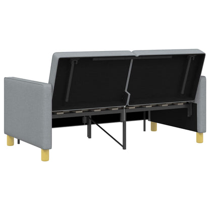 Divano Letto Estraibile Verde chiaro Tessuto | homemem39