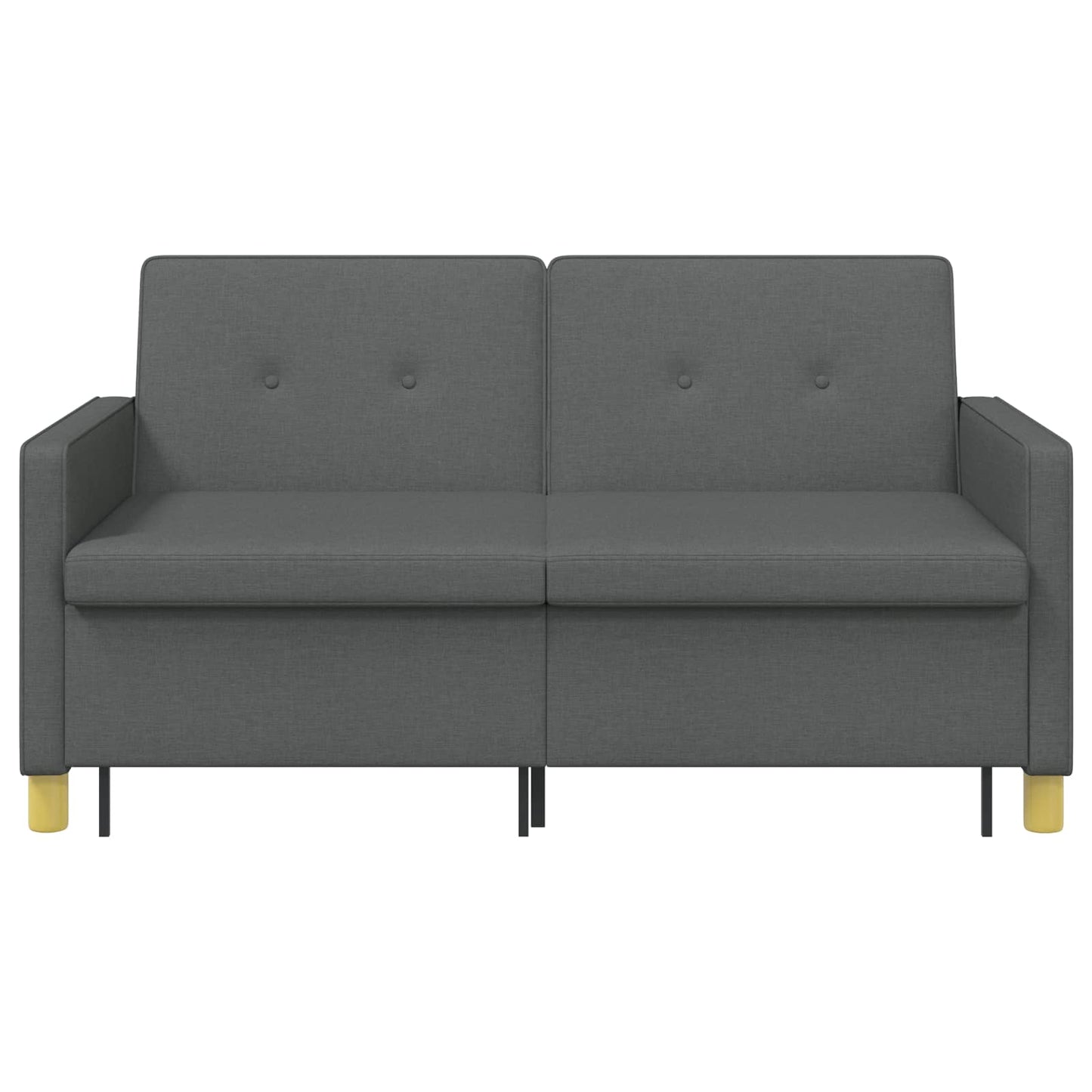 Divano Letto Estraibile Grigio Scuro Tessuto | homemem39