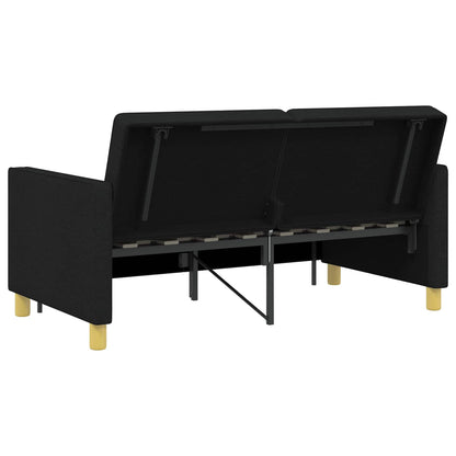 Divano Letto Estraibile Nero Tessuto | homemem39