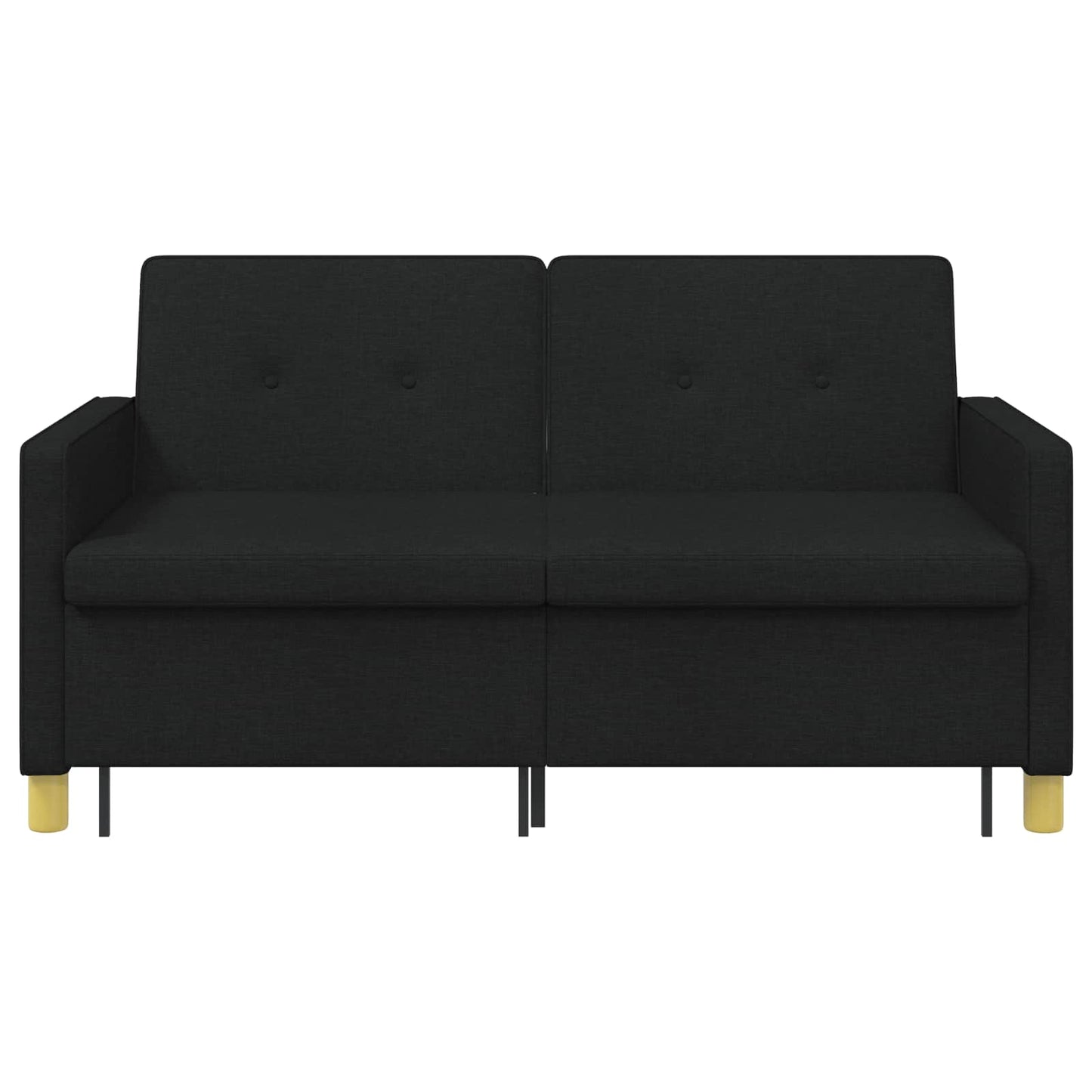 Divano Letto Estraibile Nero Tessuto