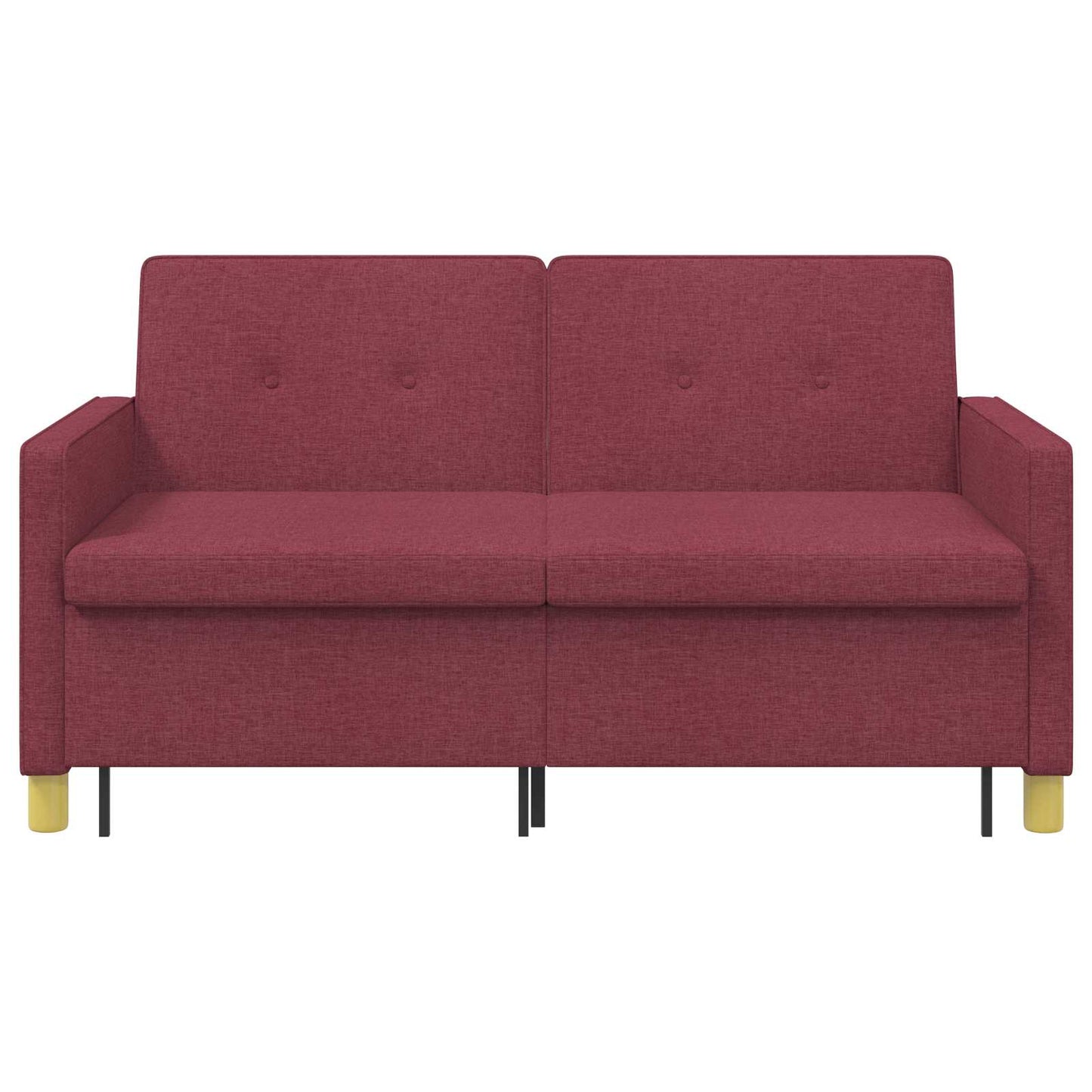 Divano Letto Estraibile Rosso Vino Tessuto | homemem39