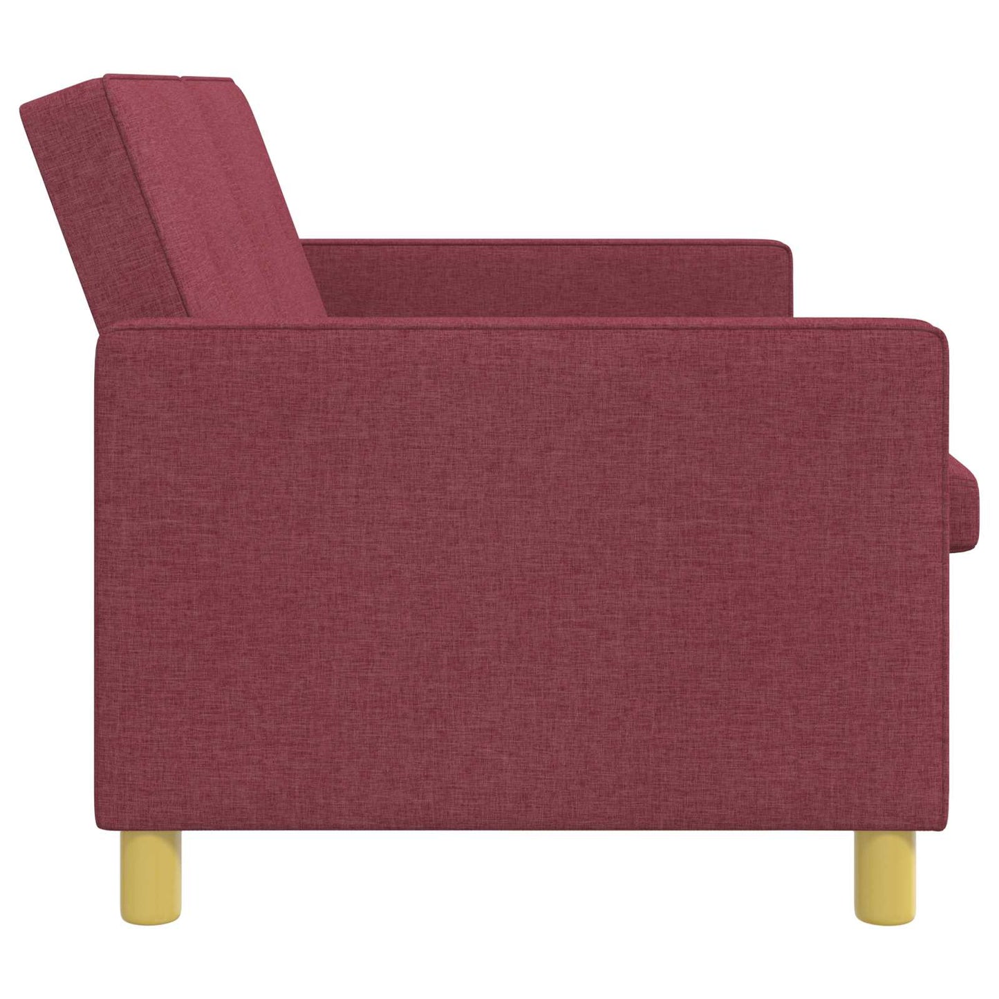Divano Letto Estraibile Rosso Vino Tessuto | homemem39