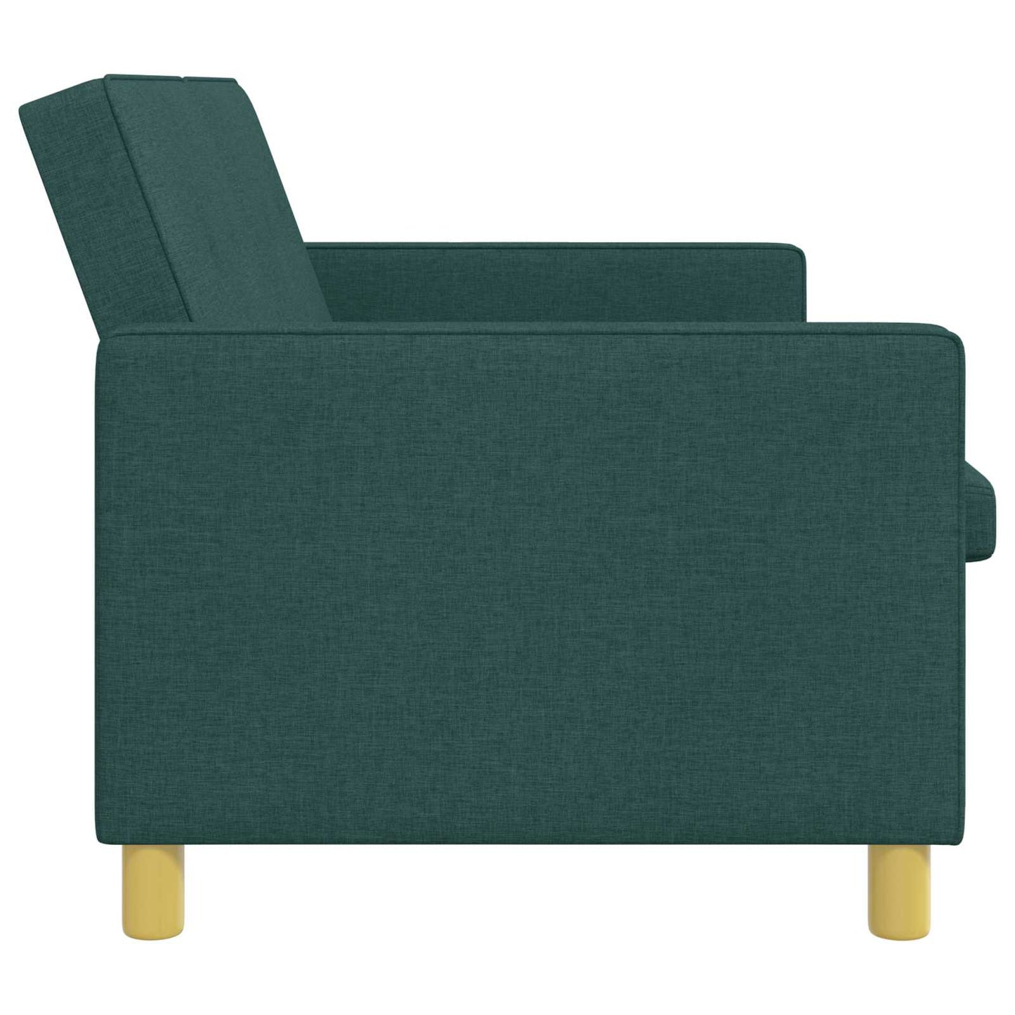 Divano Letto Estraibile Verde Scuro Tessuto | homemem39