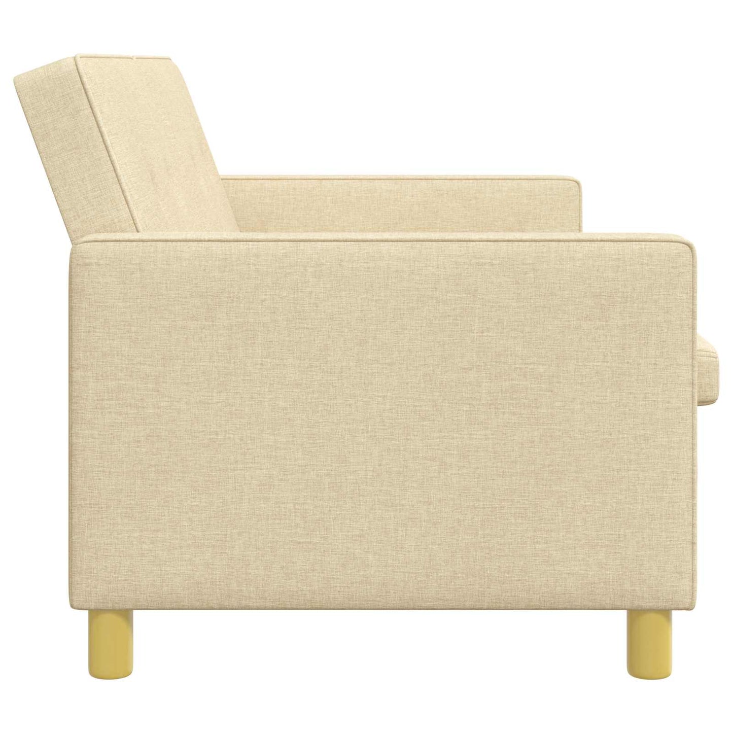 Divano Letto Estraibile Crema Tessuto | homemem39