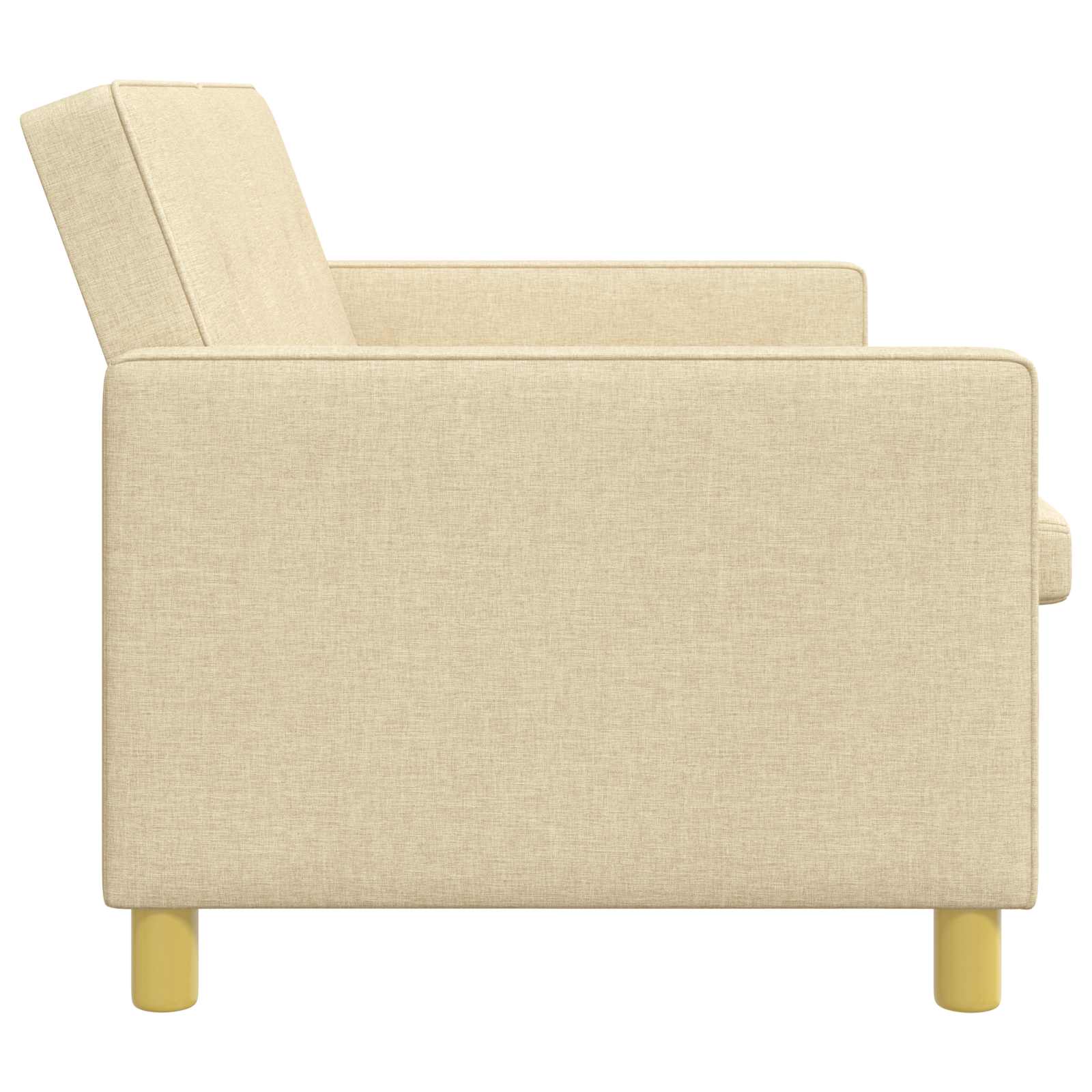 Divano Letto Estraibile Crema Tessuto | homemem39