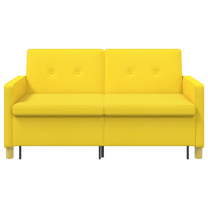 Divano Letto Estraibile Giallo Chiaro Tessuto | homemem39