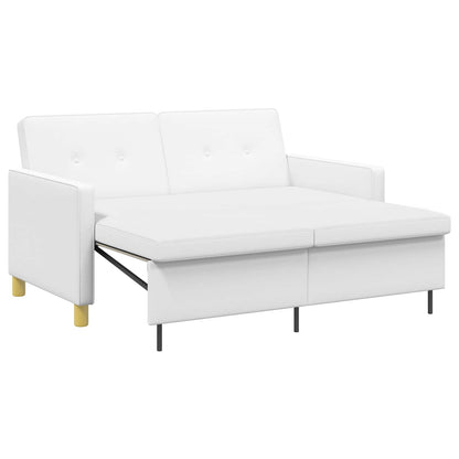 Divano Letto Estraibile Bianco Tessuto | homemem39