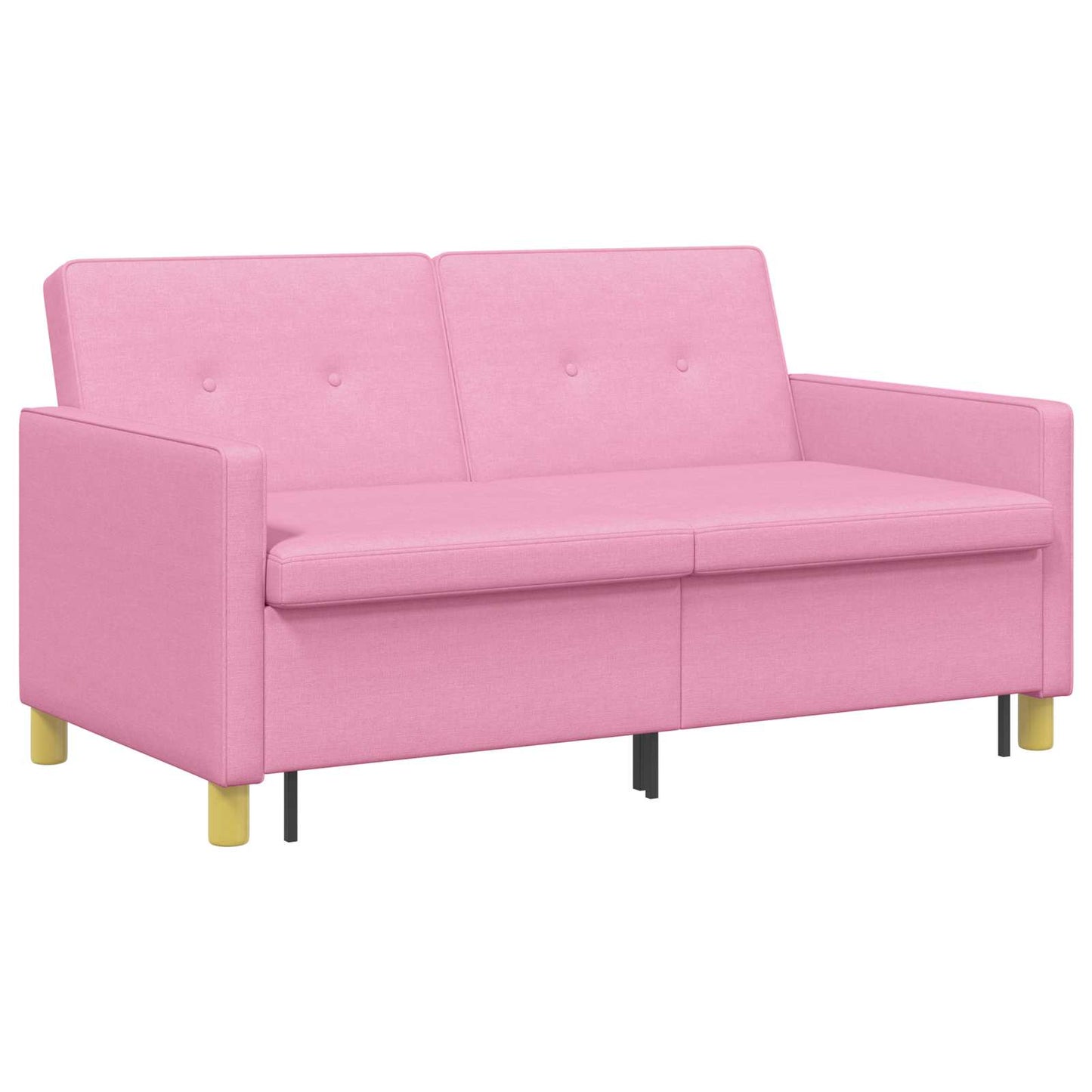 Divano Letto Estraibile Rosa Tessuto | homemem39