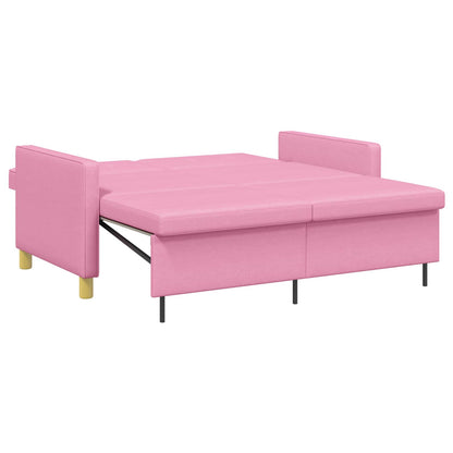 Divano Letto Estraibile Rosa Tessuto | homemem39