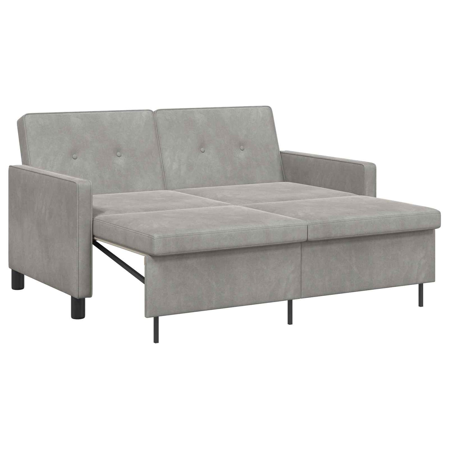 Divano letto Verde chiaro Tessuto