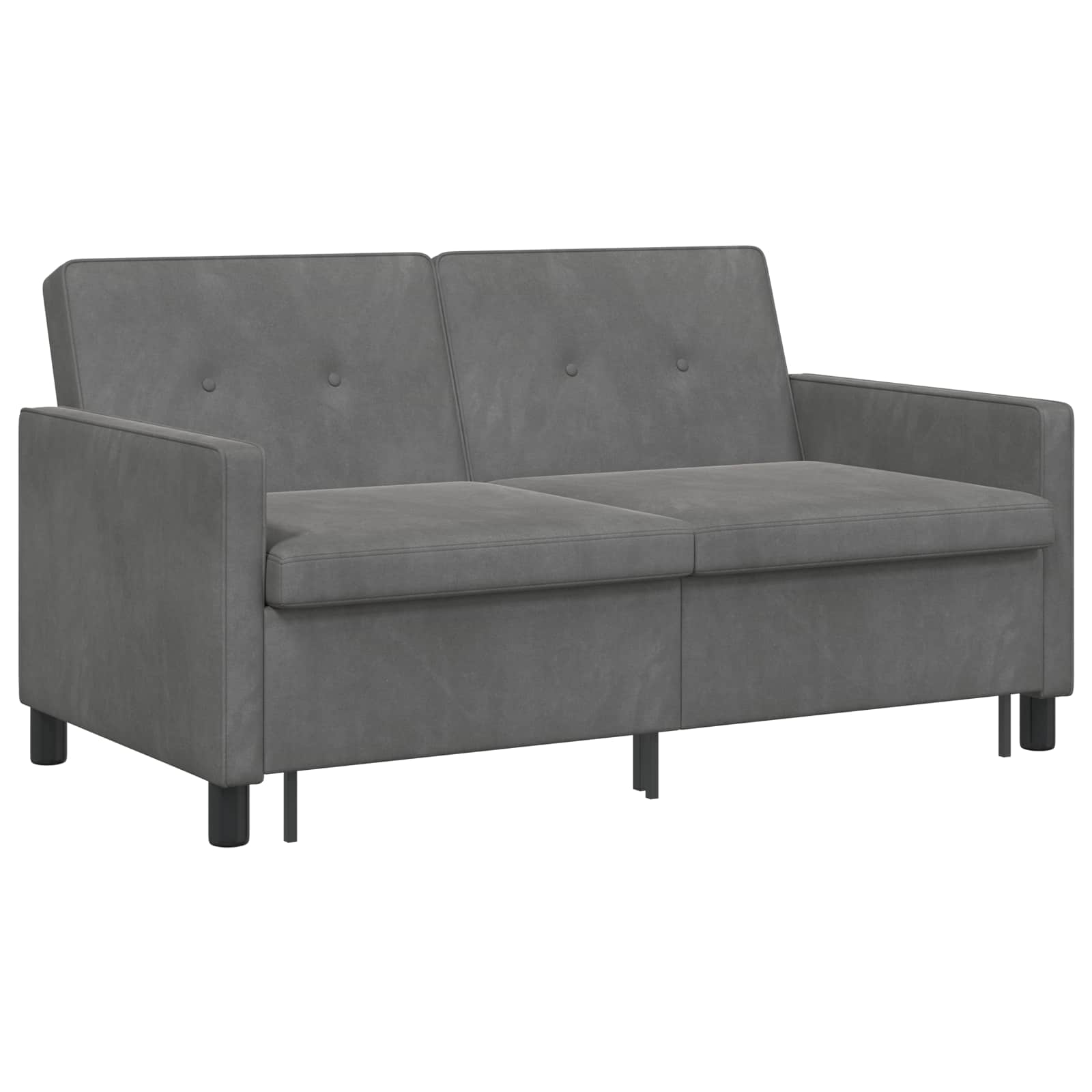 Divano letto Grigio Scuro Tessuto | homemem39