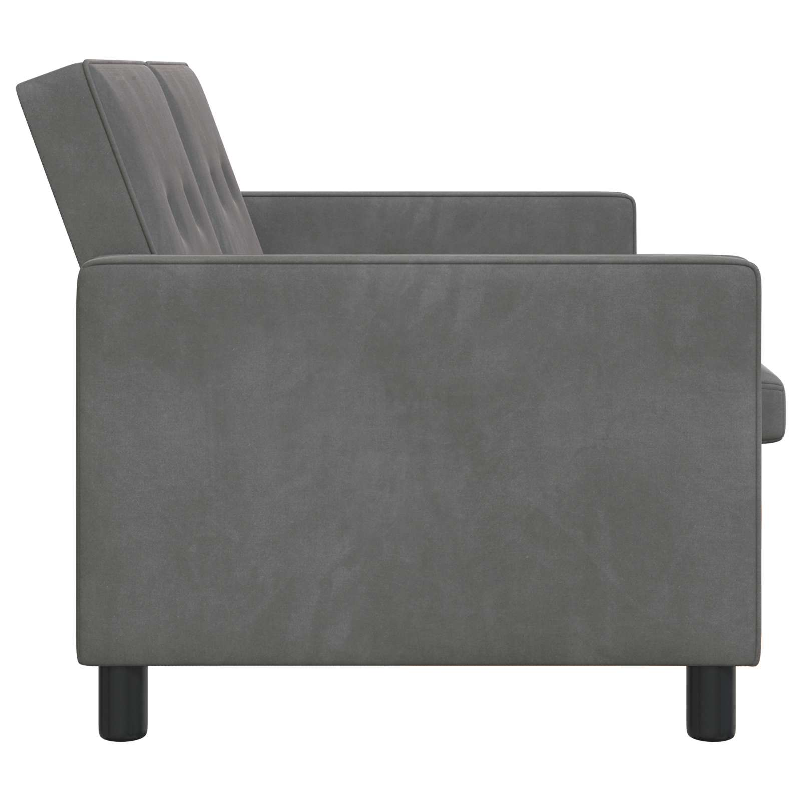 Divano letto Grigio Scuro Tessuto | homemem39