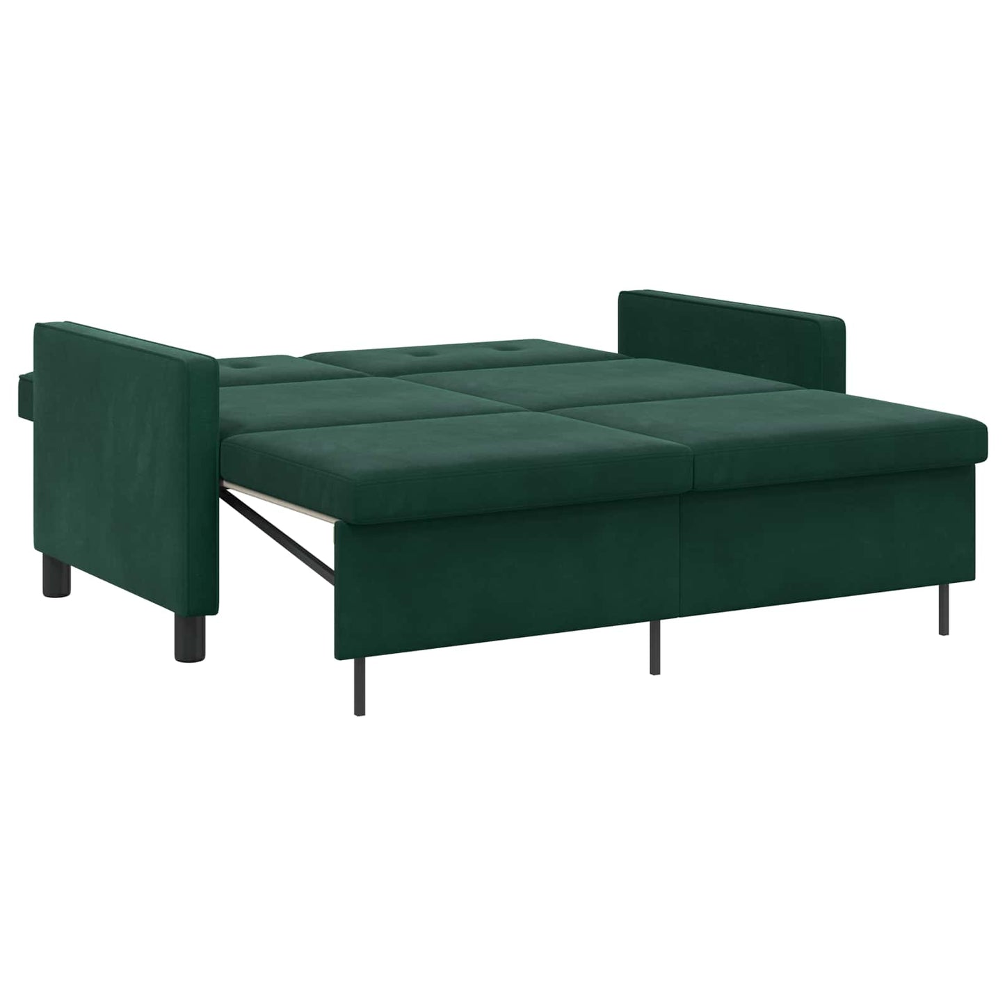 Divano letto Verde Scuro Tessuto | homemem39