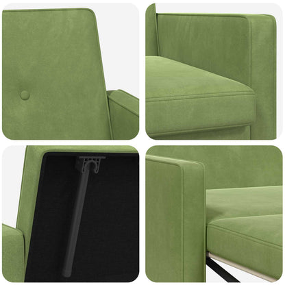 Divano letto Verde chiaro Tessuto | homemem39