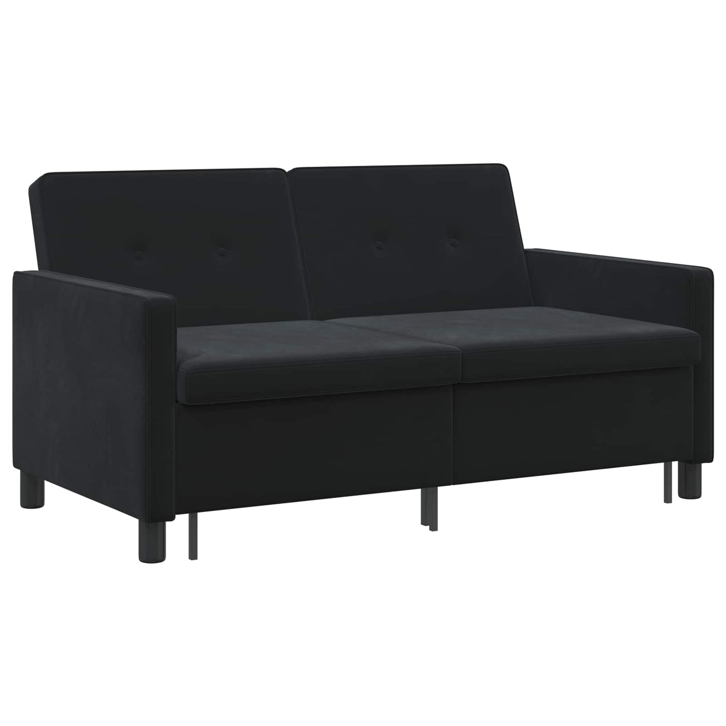 Divano letto Nero Tessuto | homemem39
