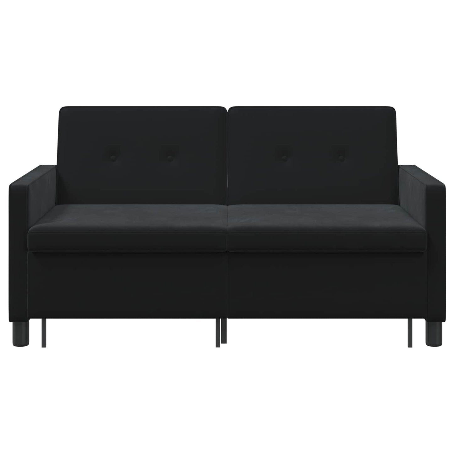 Divano letto Nero Tessuto | homemem39