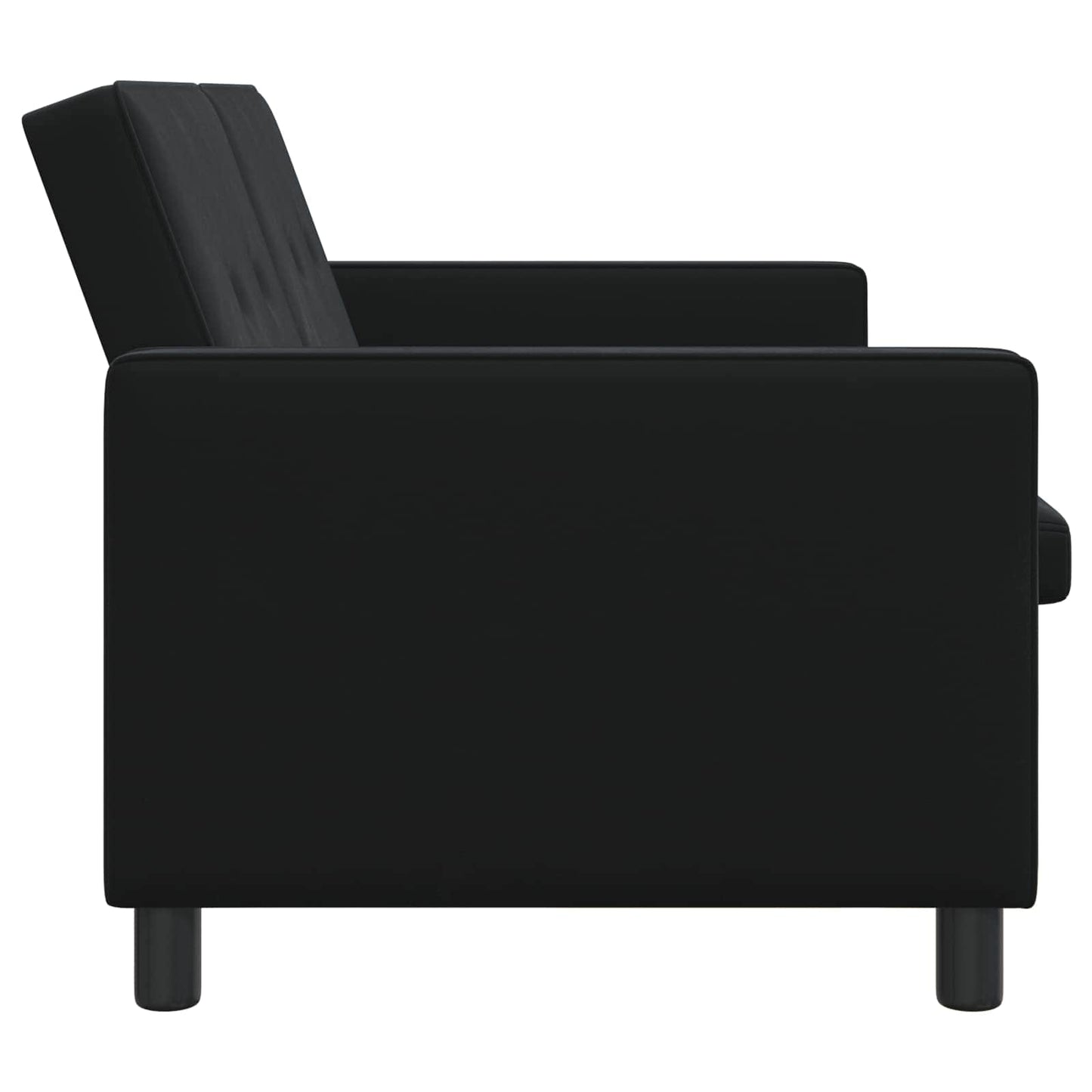 Divano letto Nero Tessuto | homemem39