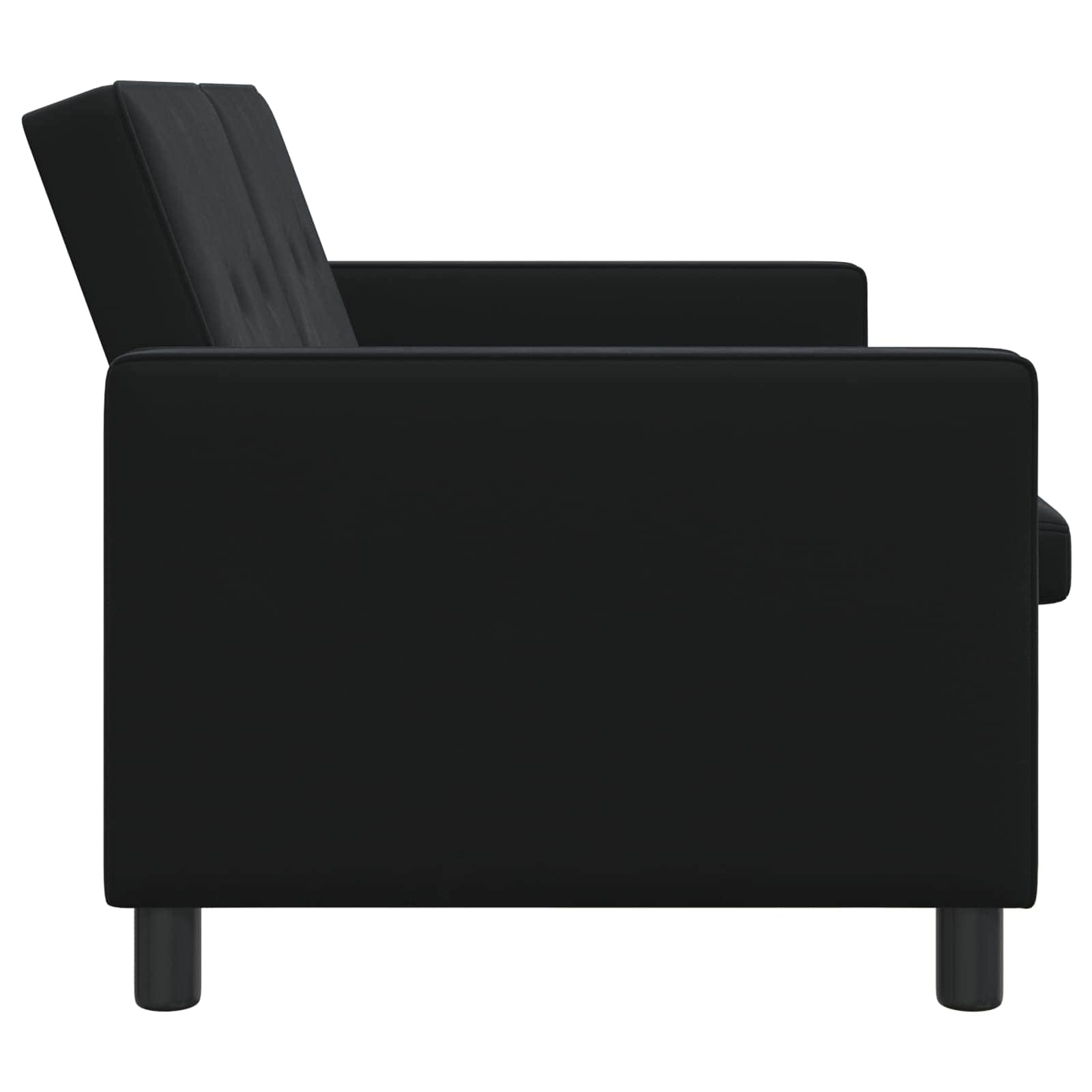 Divano letto Nero Tessuto | homemem39