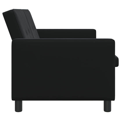 Divano letto Nero Tessuto | homemem39