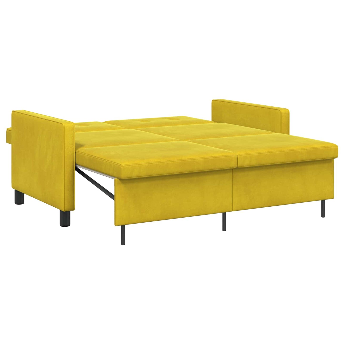 Divano letto Giallo Tessuto | homemem39