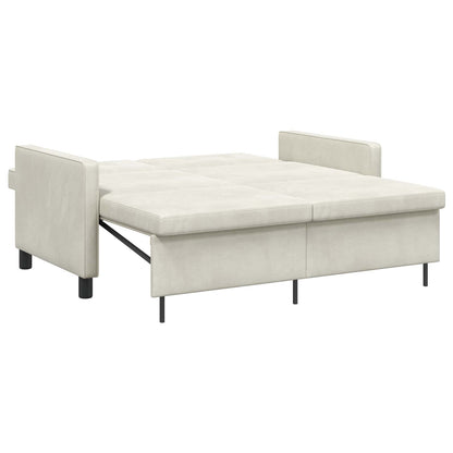 Divano letto Crema Tessuto | homemem39
