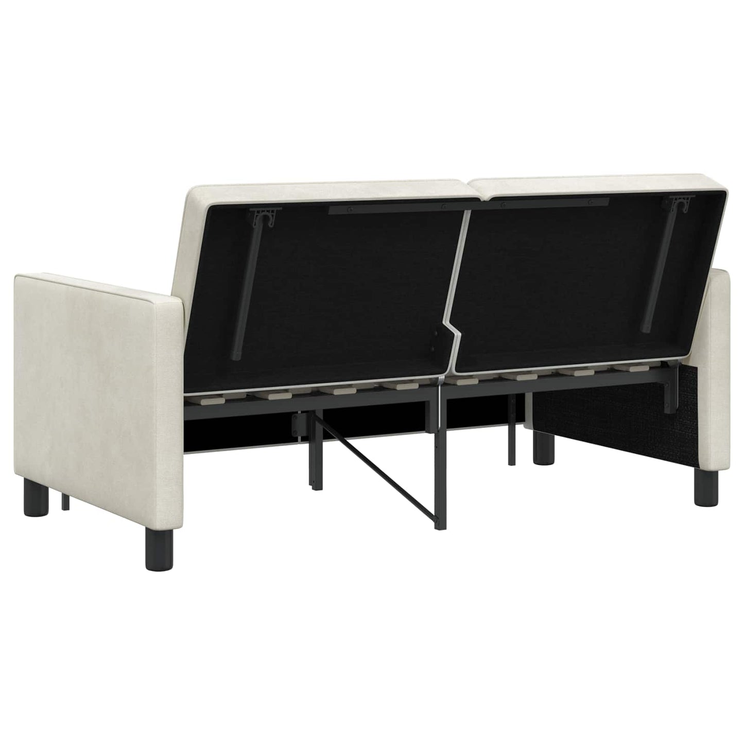 Divano letto Crema Tessuto | homemem39