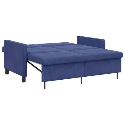 Divano letto Blu Polizia Tessuto | homemem39