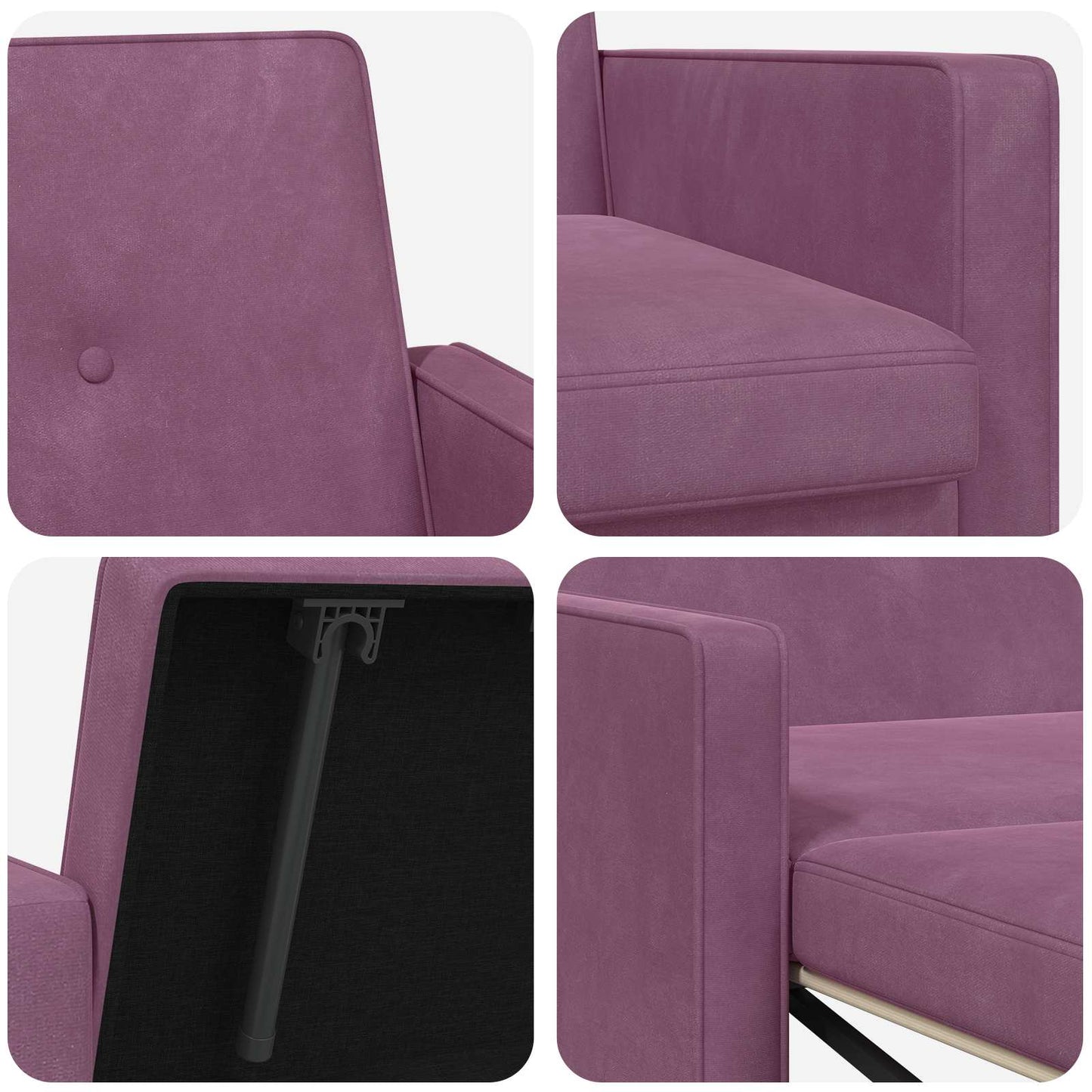 Divano letto Viola Tessuto