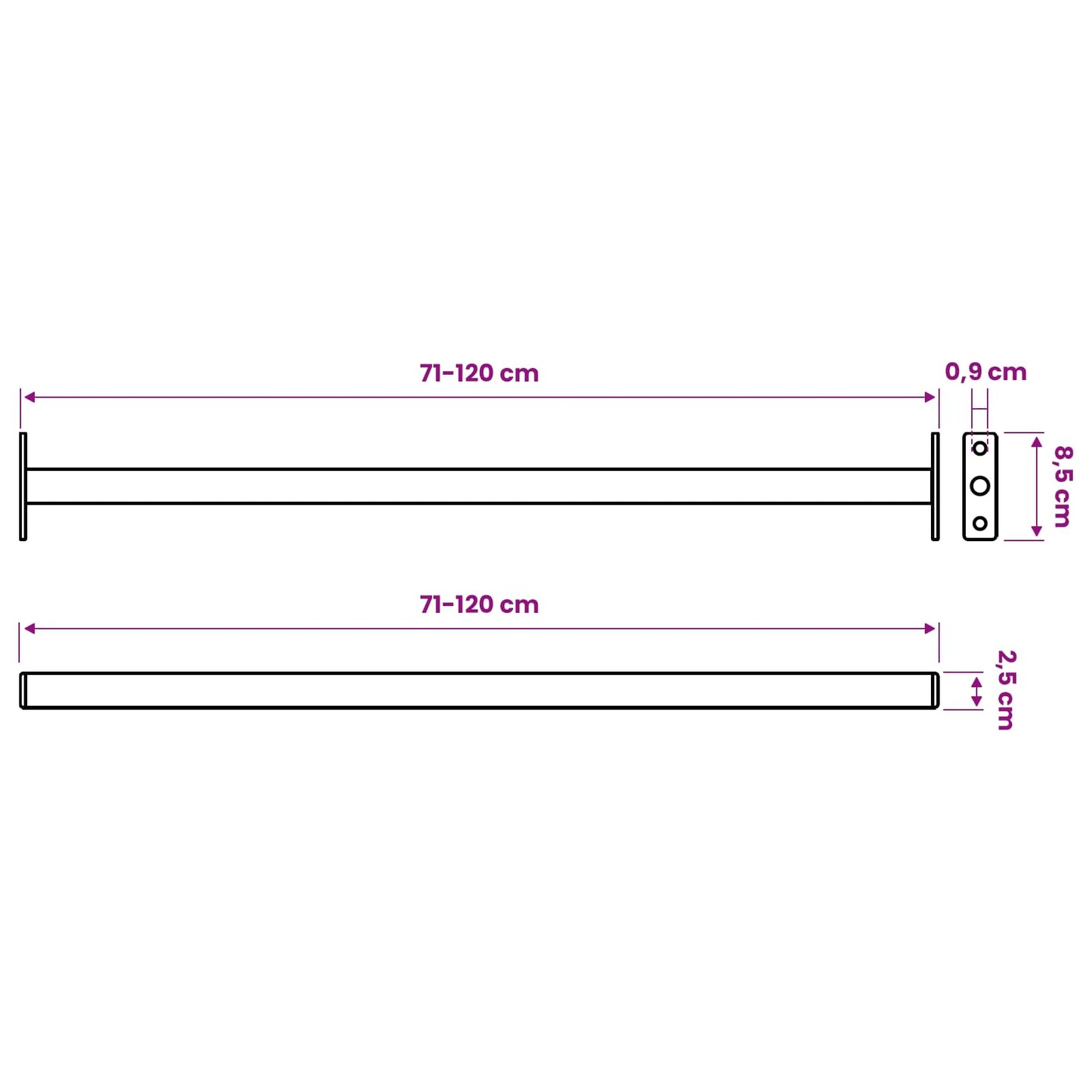 Barra di Sicurezza Regolabile per Finestra 6 pcs Argento | homemem39