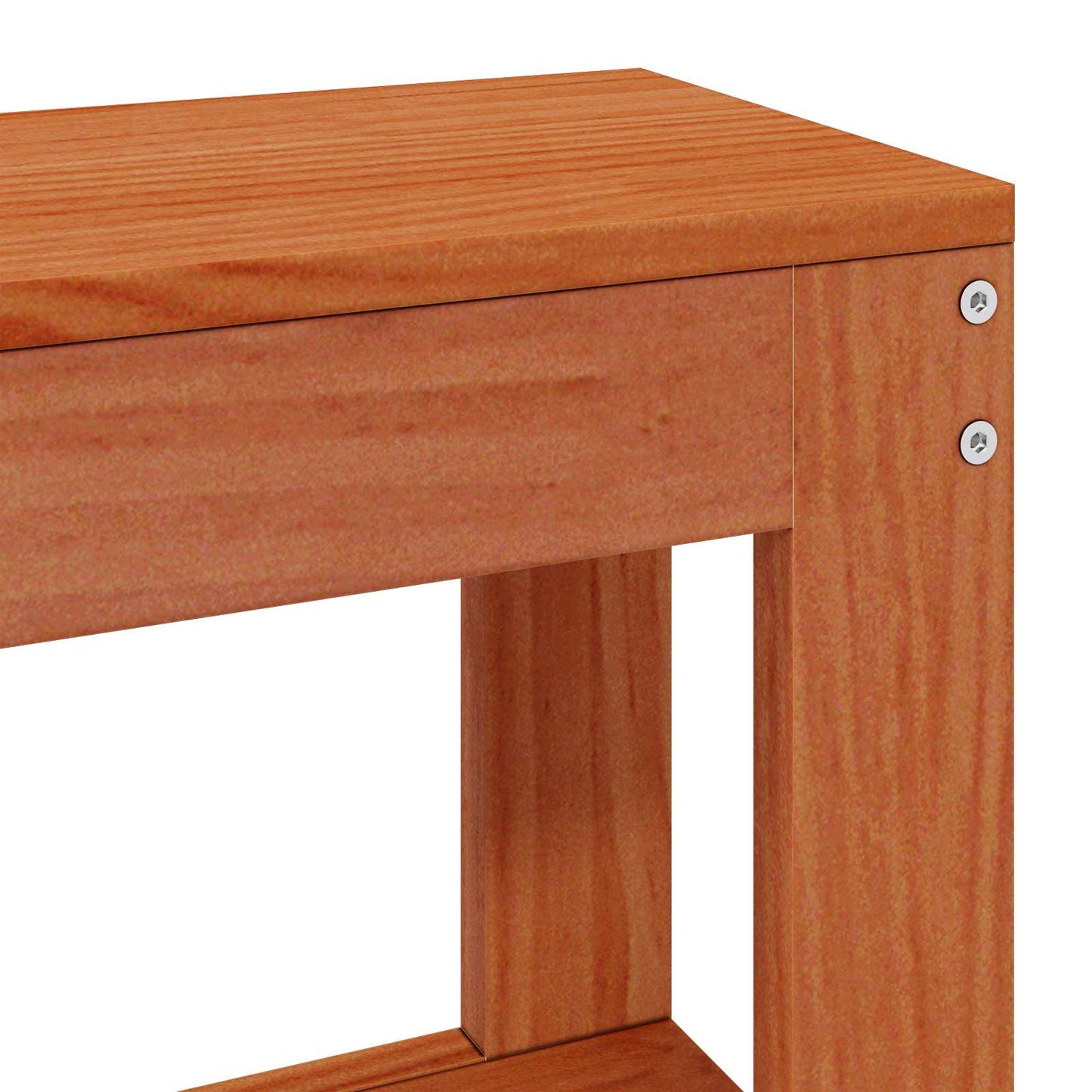 Struttura del letto Marrone cerato Legno di Pino Massello | homemem39