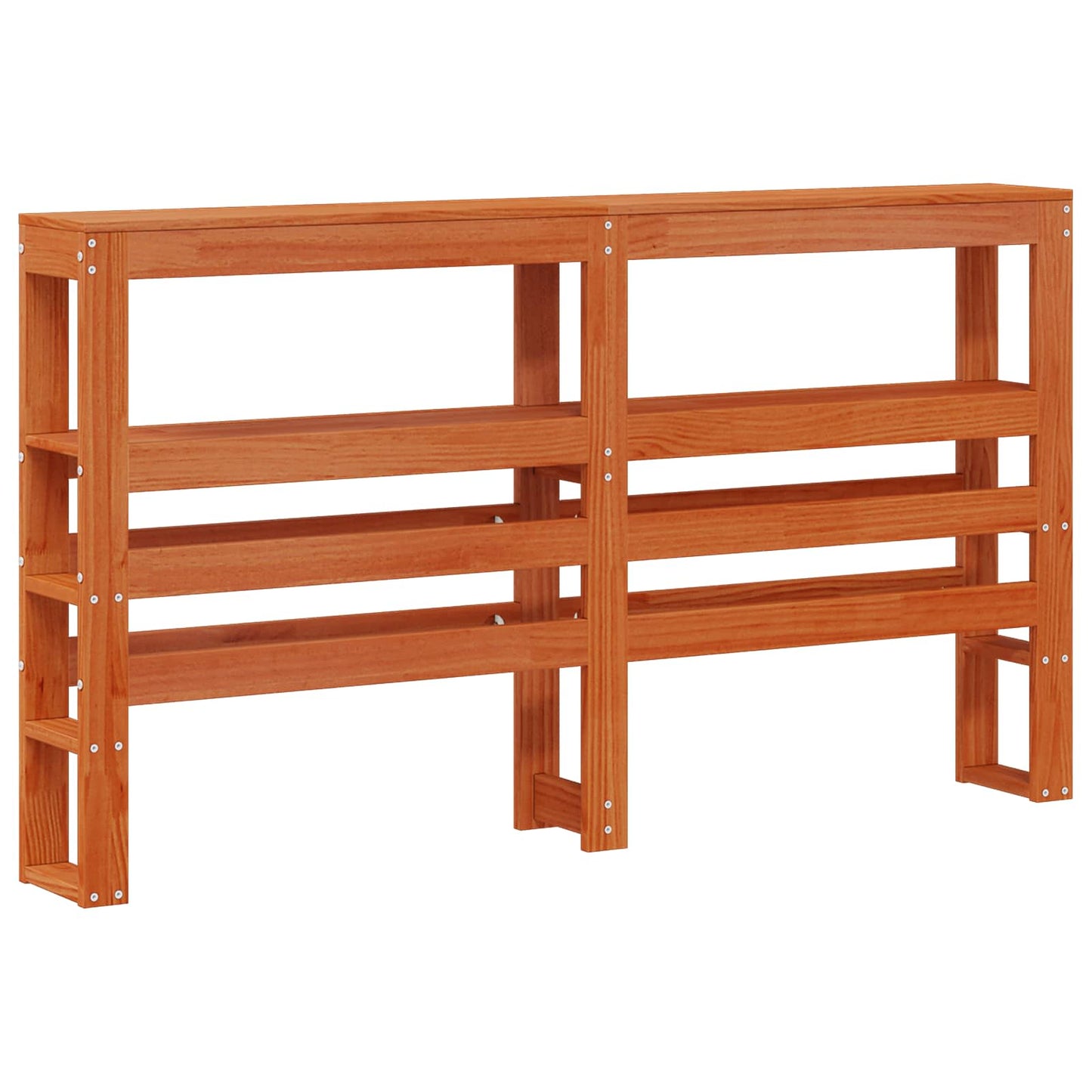 Struttura del letto Marrone cerato Legno di Pino Massello | homemem39