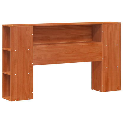 Struttura del letto con testiera contenitore Marrone cerato | homemem39