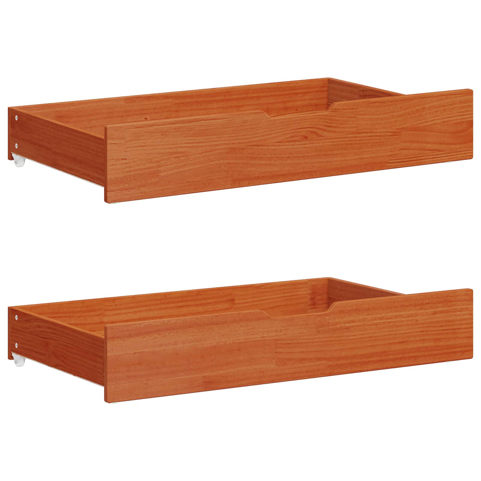 Struttura del letto Marrone cerato Legno di Pino Massello | homemem39
