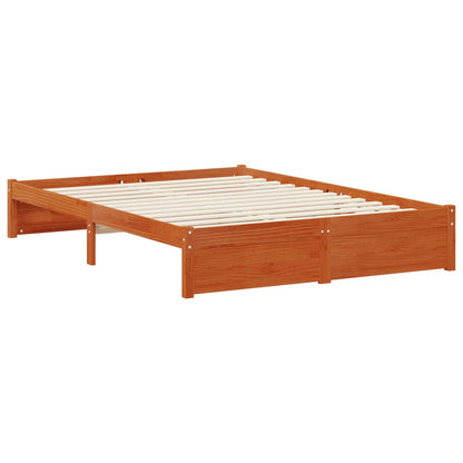 Struttura del letto Marrone cerato Legno di Pino Massello | homemem39