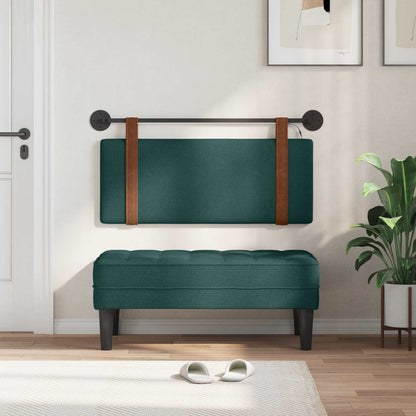Testiera sospesa Verde Scuro PU Antico | homemem39