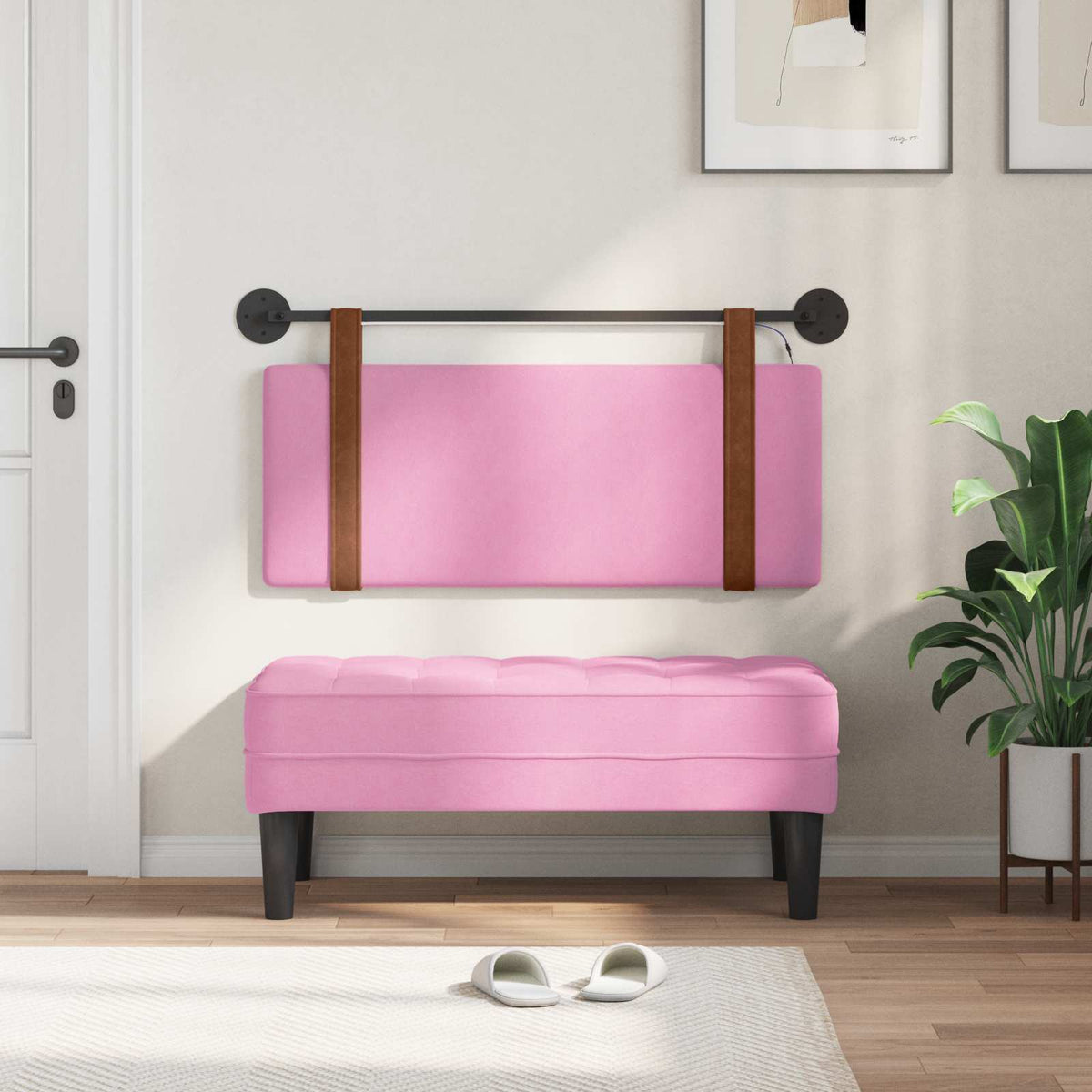 Testiera sospesa Rosa PU Antico | homemem39