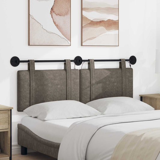 Testiera sospesa Grigio PU Antico | homemem39