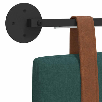 Testiera sospesa Verde Scuro PU Antico | homemem39