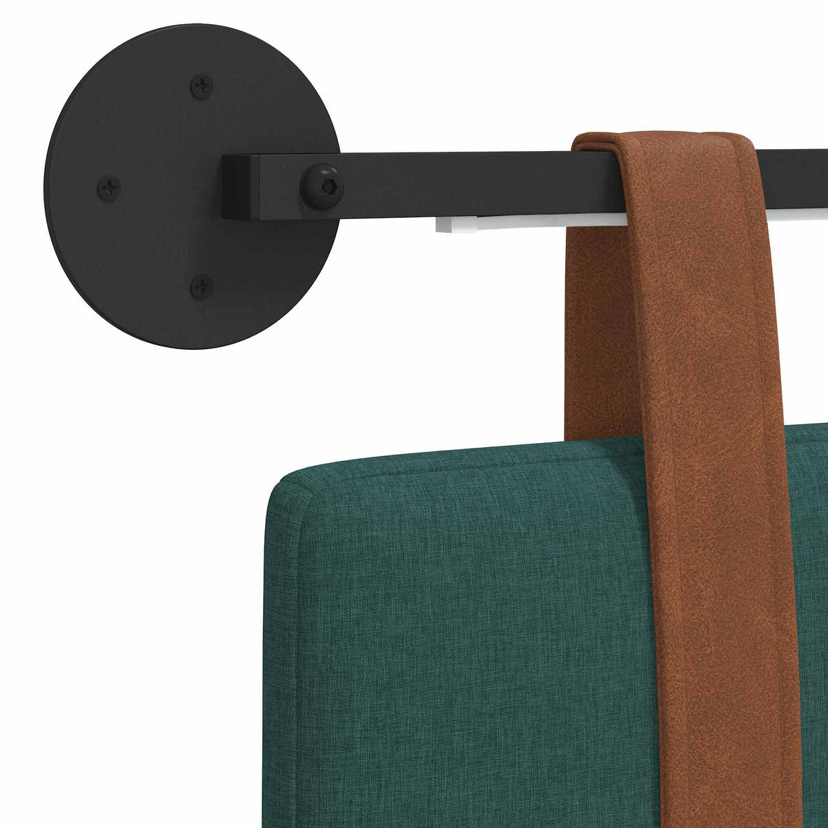 Testiera sospesa Verde Scuro PU Antico | homemem39